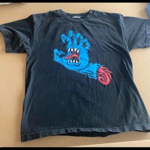 Boys SANTA CRUZ SKATEBOARDS T-Shirt Size MEDIUM
